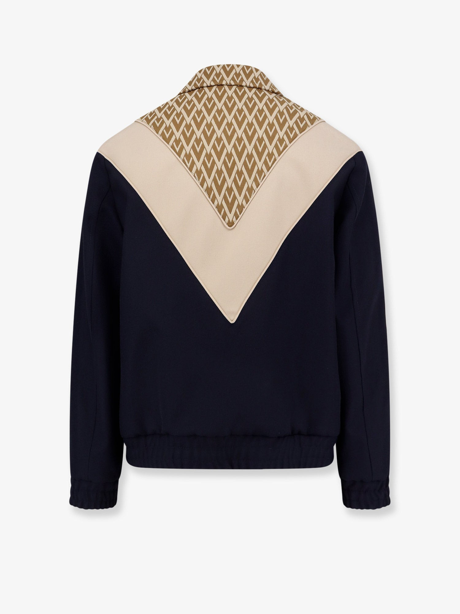 Valentino Toute La V Wool And Cotton Jacket - 4