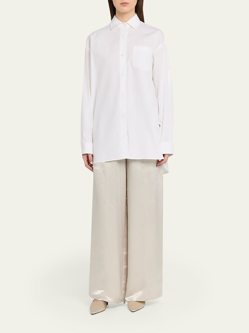 MARIA McMANUS Drawstring Wide-Leg Basketball Trousers outlook