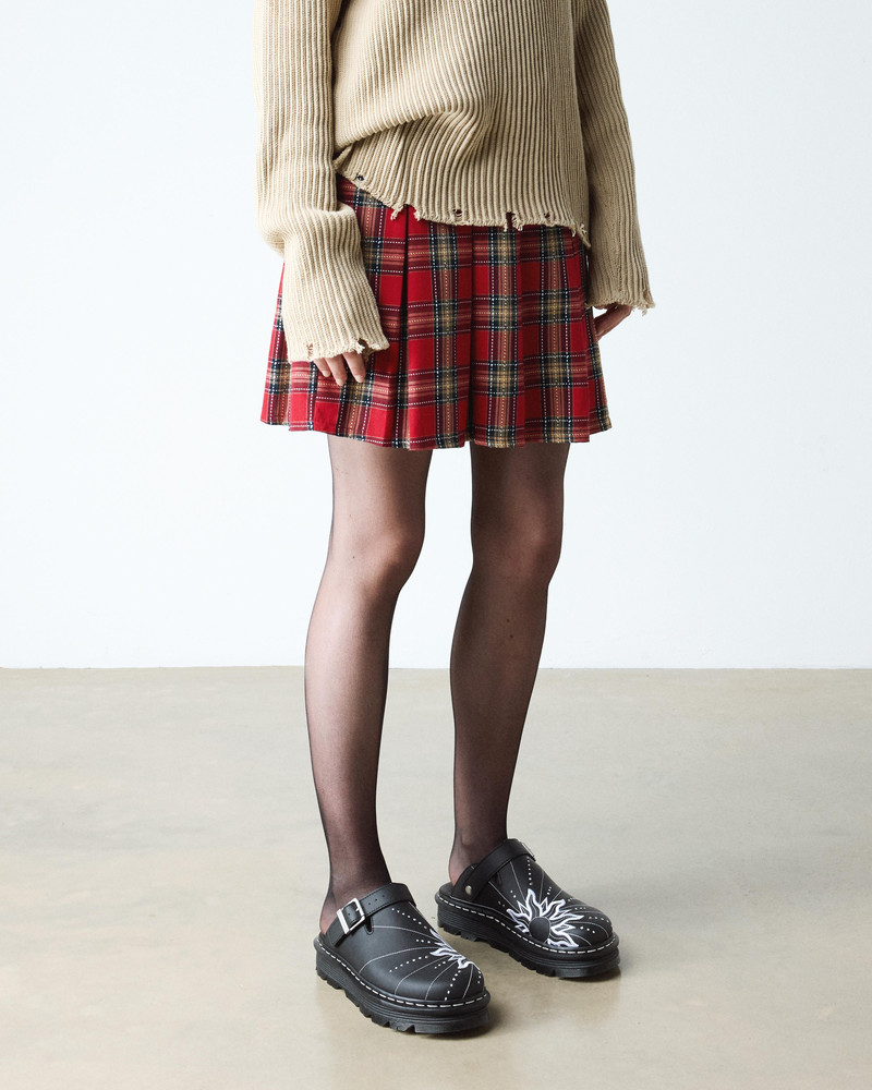 Dr. Martens ZEBZAG MULE SOLAR FLARE Reclaimed Leather Slip On Mules outlook