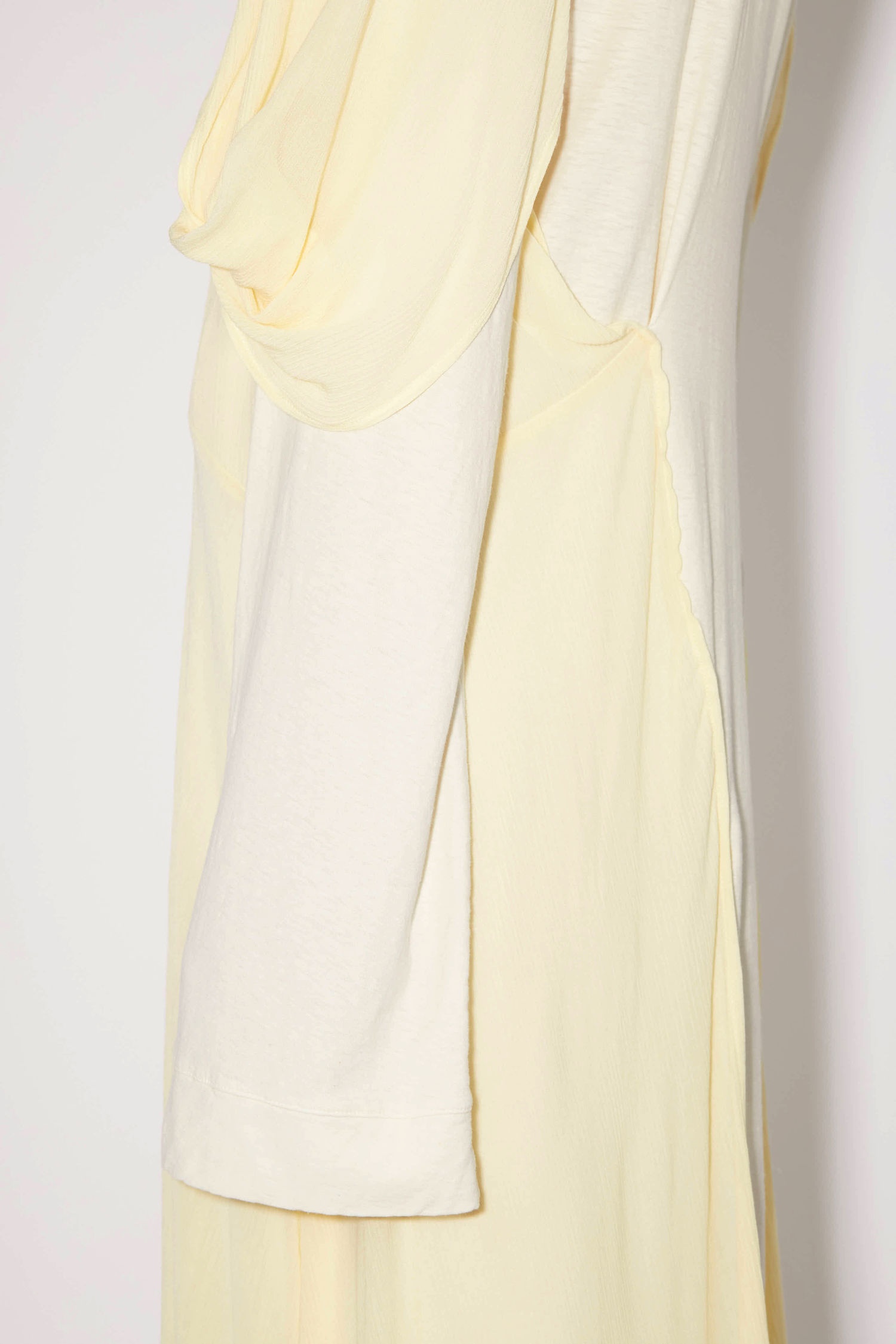 Layered dress - Pale yellow - 6