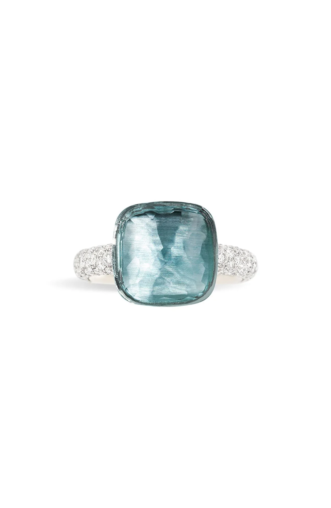 Pomellato Nudo Maxi Ring in Blue Topaz Diamonds at Nordstrom - 1