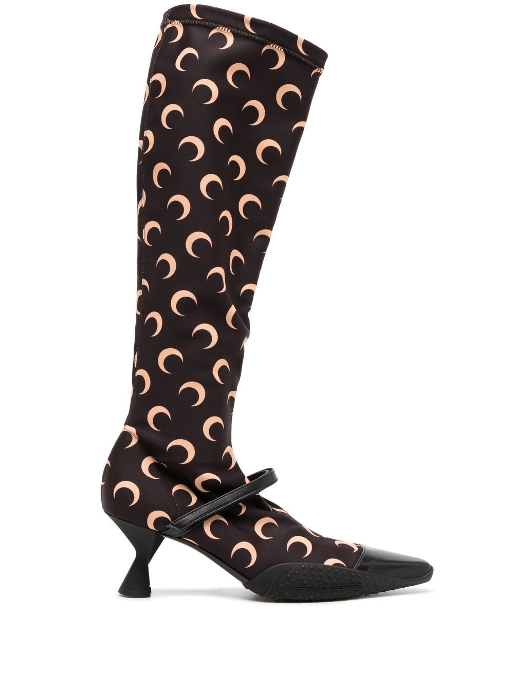 crescent moon pointed boots - 1