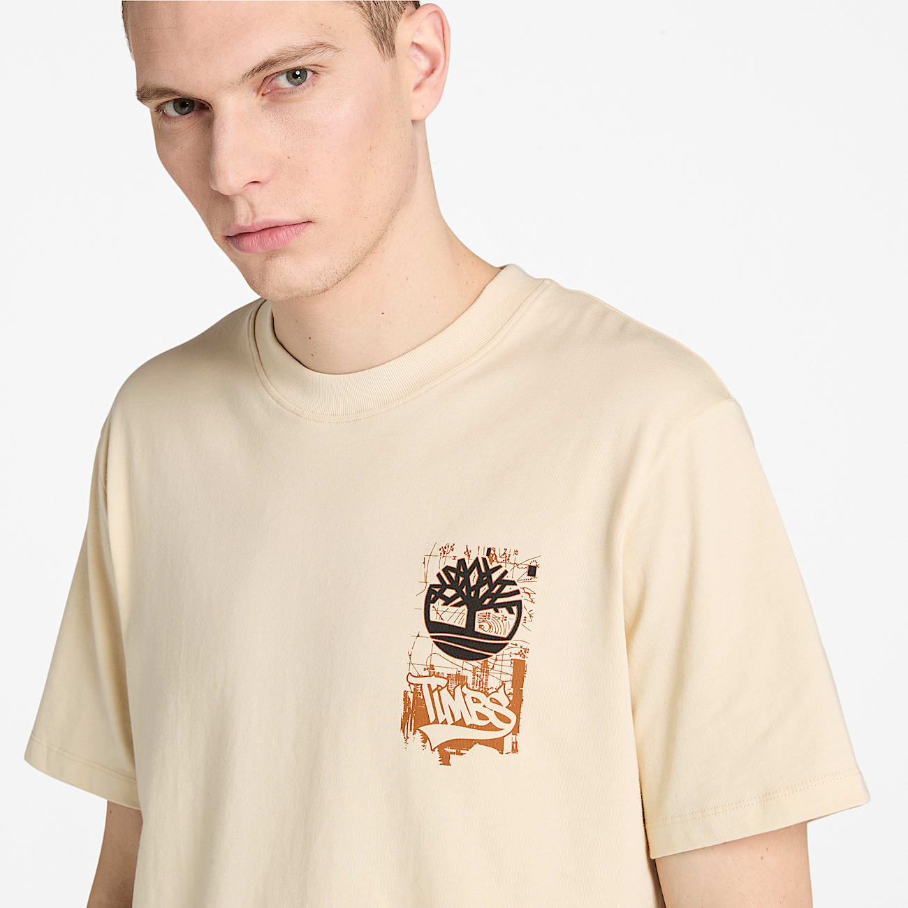 Men's Timberland® Brand Carrier Slogan Back Graphic T-Shirt - 4
