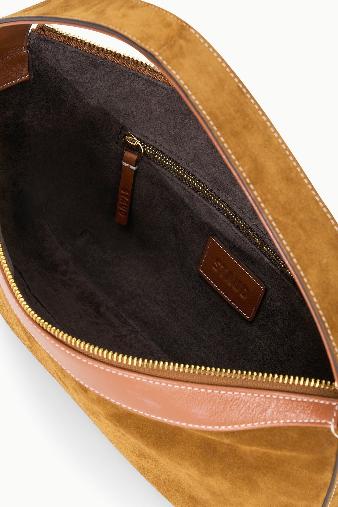 STAUD DEMY SHOULDER BAG TAN - 9