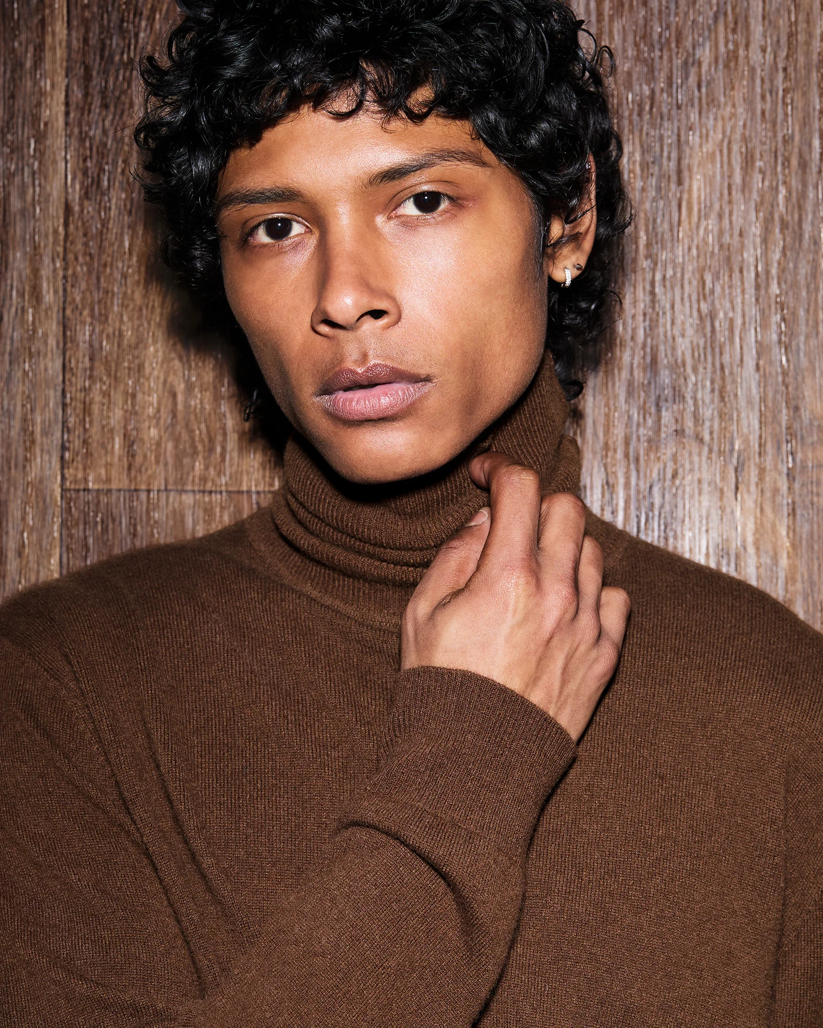 KNIT TURTLENECK CEDAR - 2