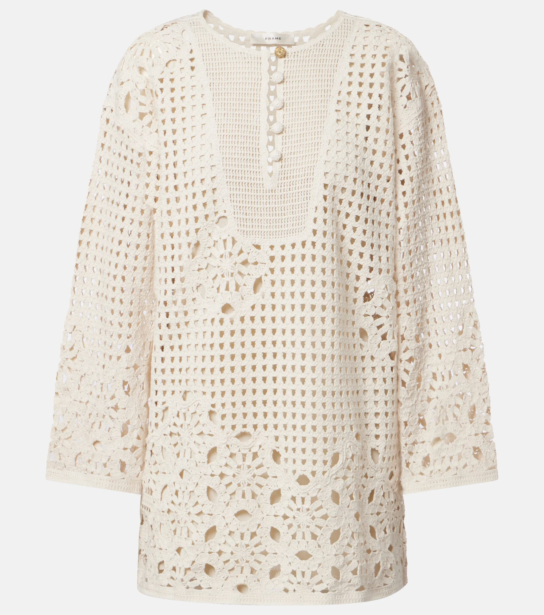 The Postcard cotton crochet tunic - 1