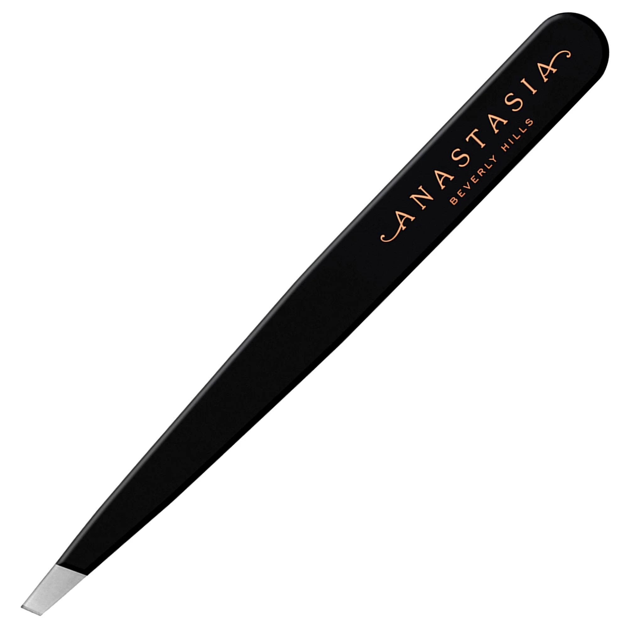 Slant-Tip Stainless-Steel Precision Tweezers - 1