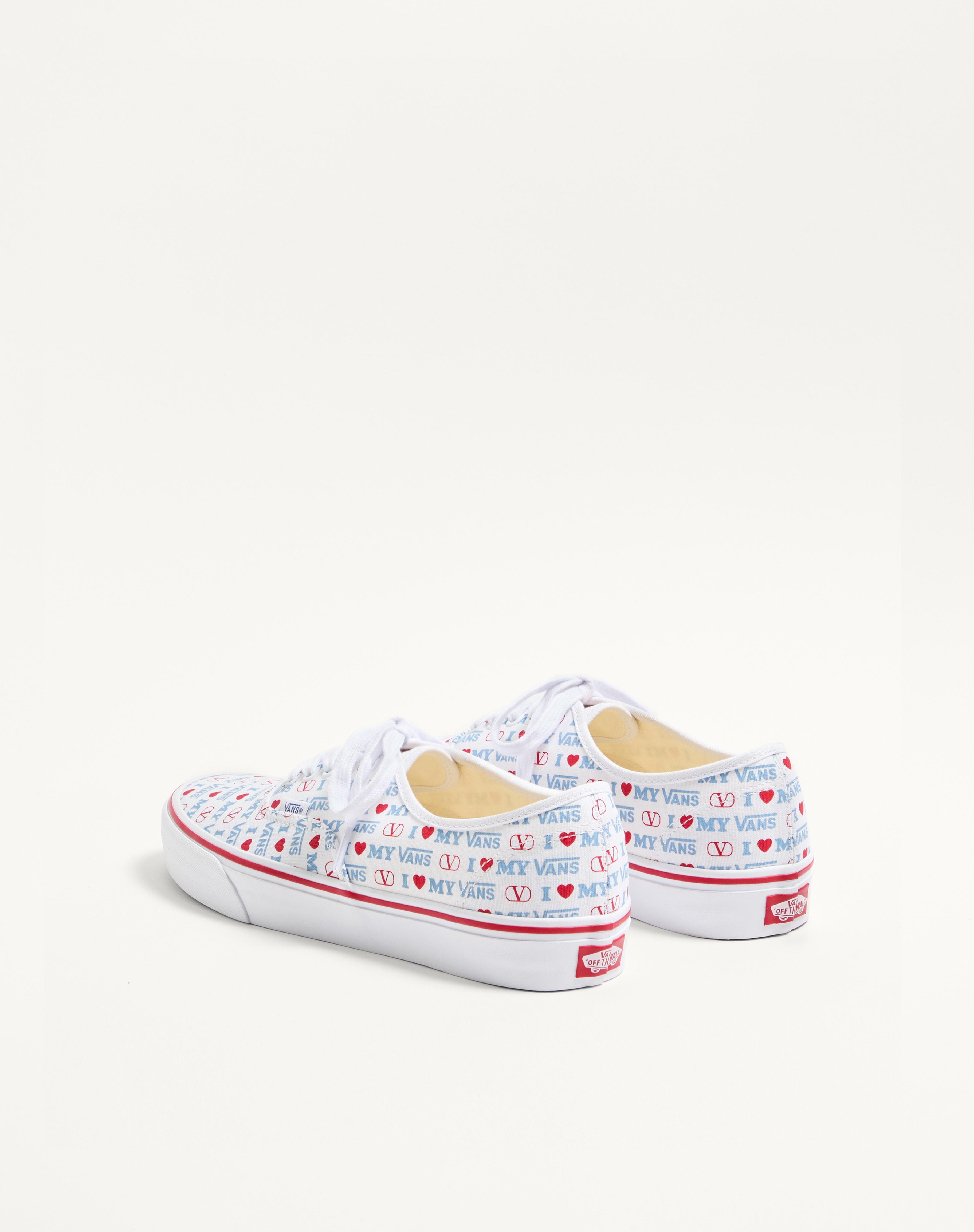 VALENTINO GARAVANI AND VANS LOW-TOP TRAINER IN VALENTINO VANS LOVE PRINT FABRIC - 4