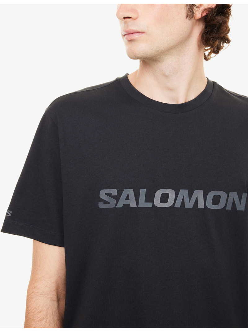 Logo-Print Short-Sleeve Cotton T-Shirt 5