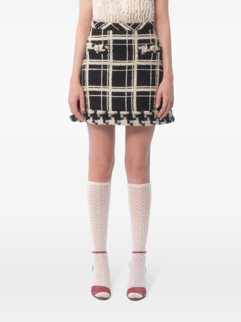 tweed mini skirt - 3