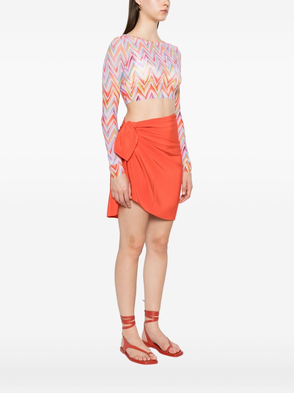 zigzag-print top - 3