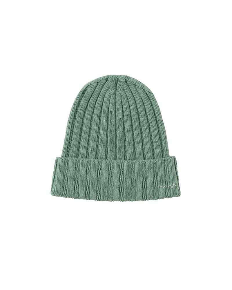 KNIT CAP COTTON LT.GREEN - 1