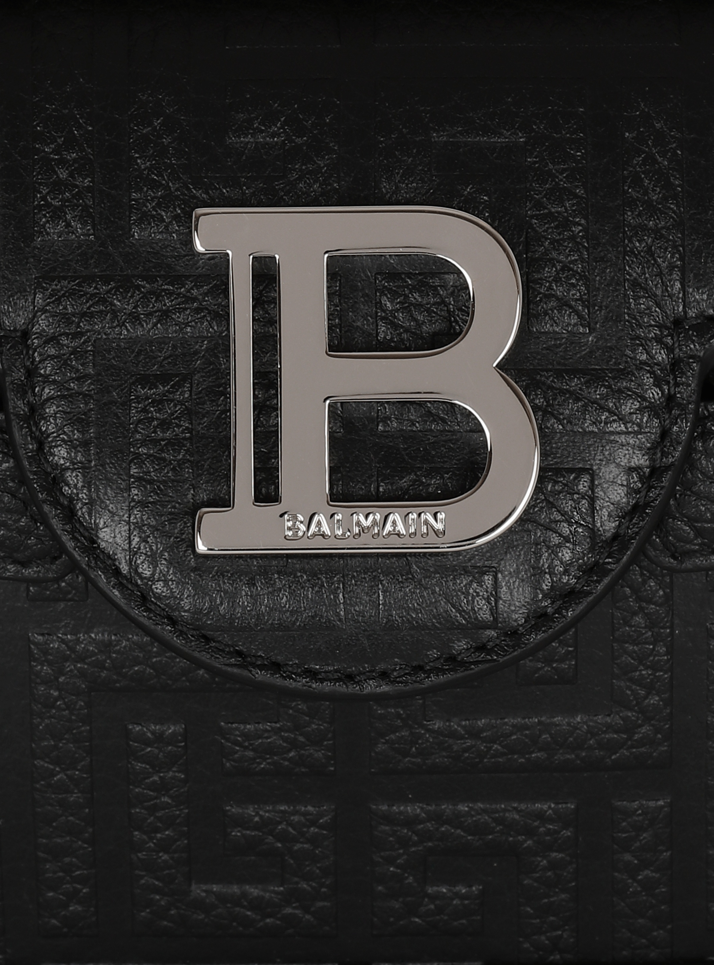 B-Buzz 19 monogrammed canvas and leather bag - 7