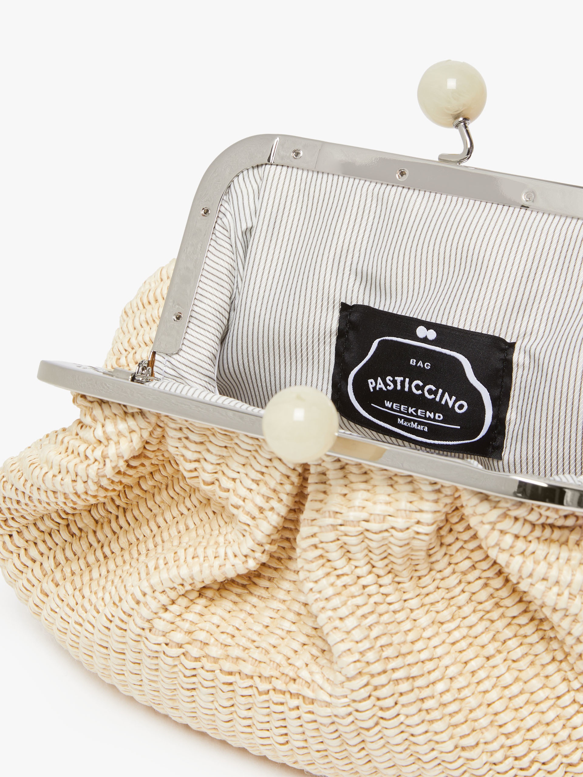 PALMAS Small raffia-look Pasticcino Bag - 6