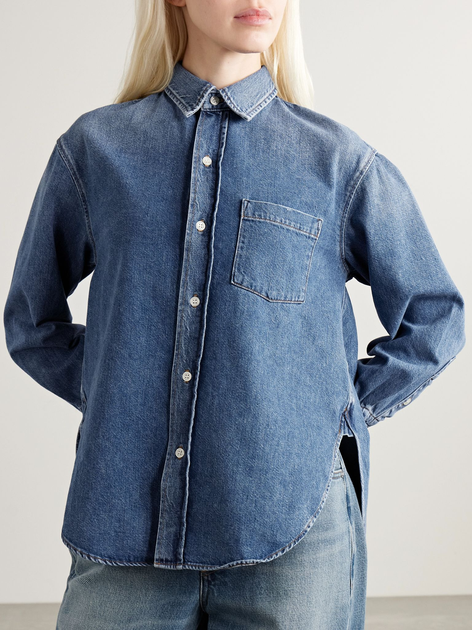 + Argent Harris denim shirt Mid denim - 3
