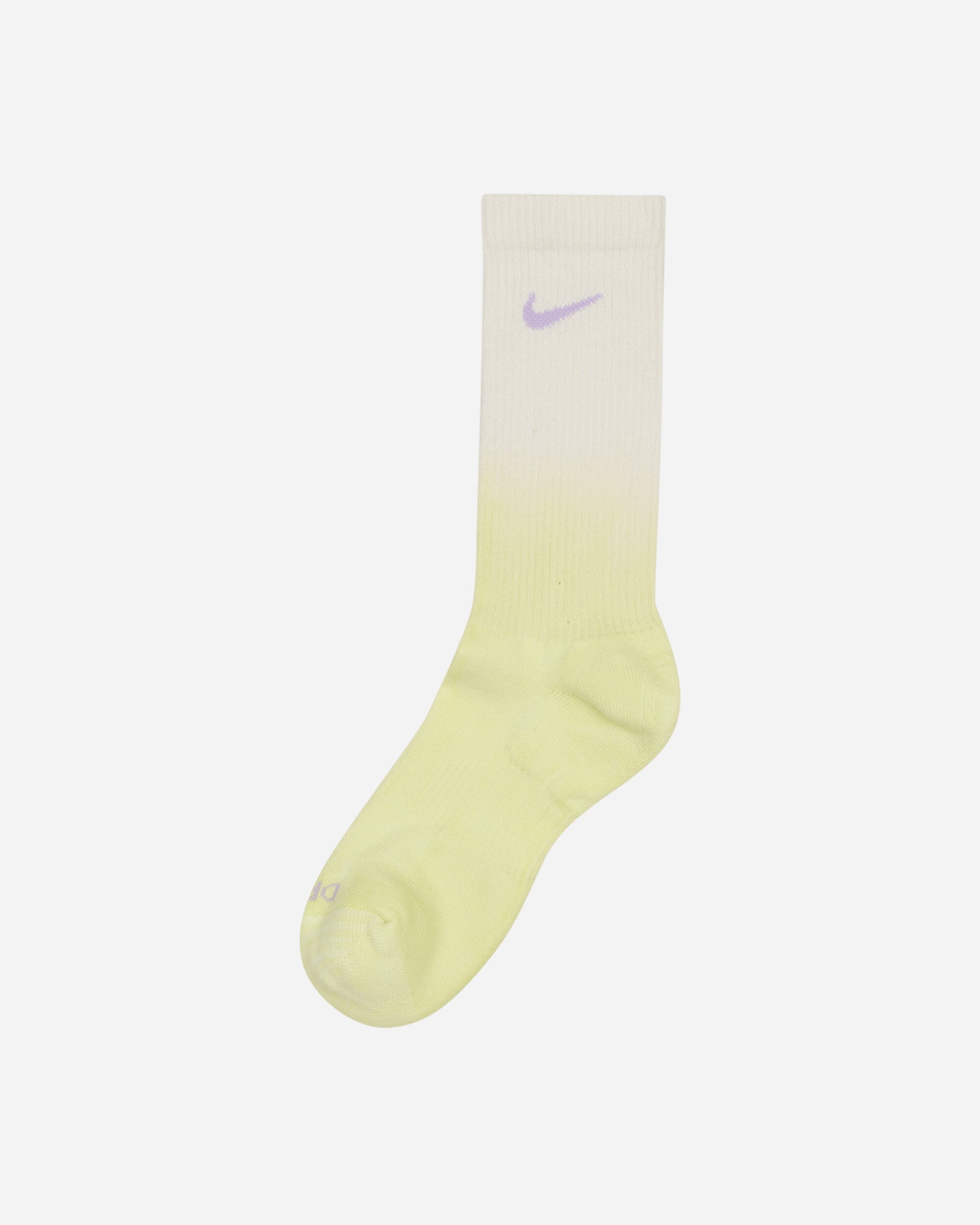 Everyday Plus Cushioned Crew Socks Yellow / Purple / Cream - 5