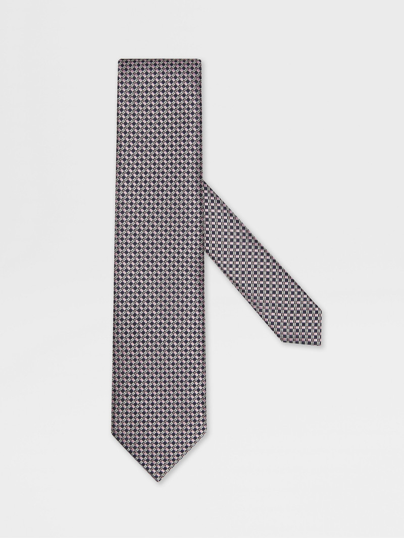 PINK SILK TIE 1