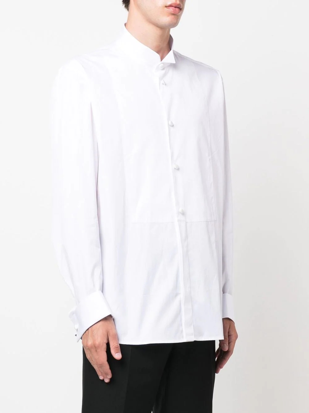 wingtip-collar long-sleeve shirt - 3