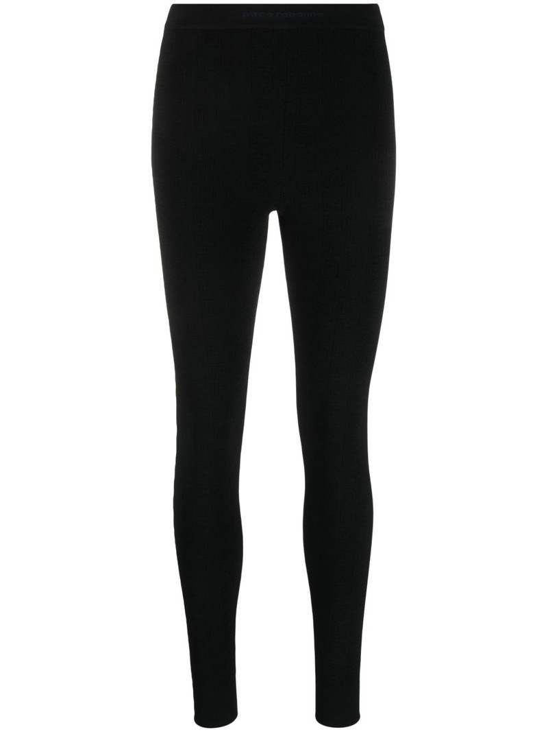 logo-waistband leggings 1