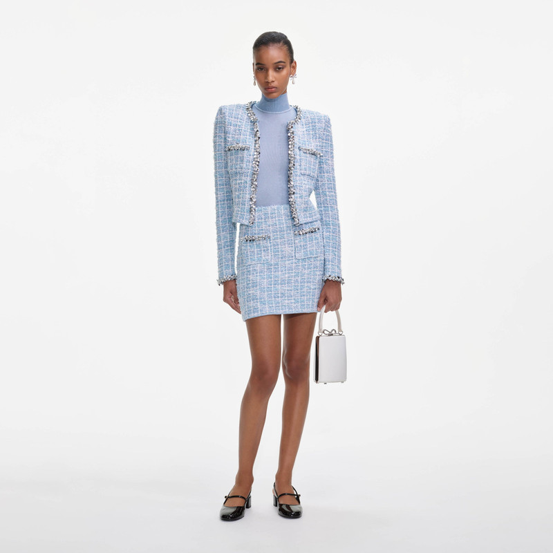 Blue Check Cardigan 4