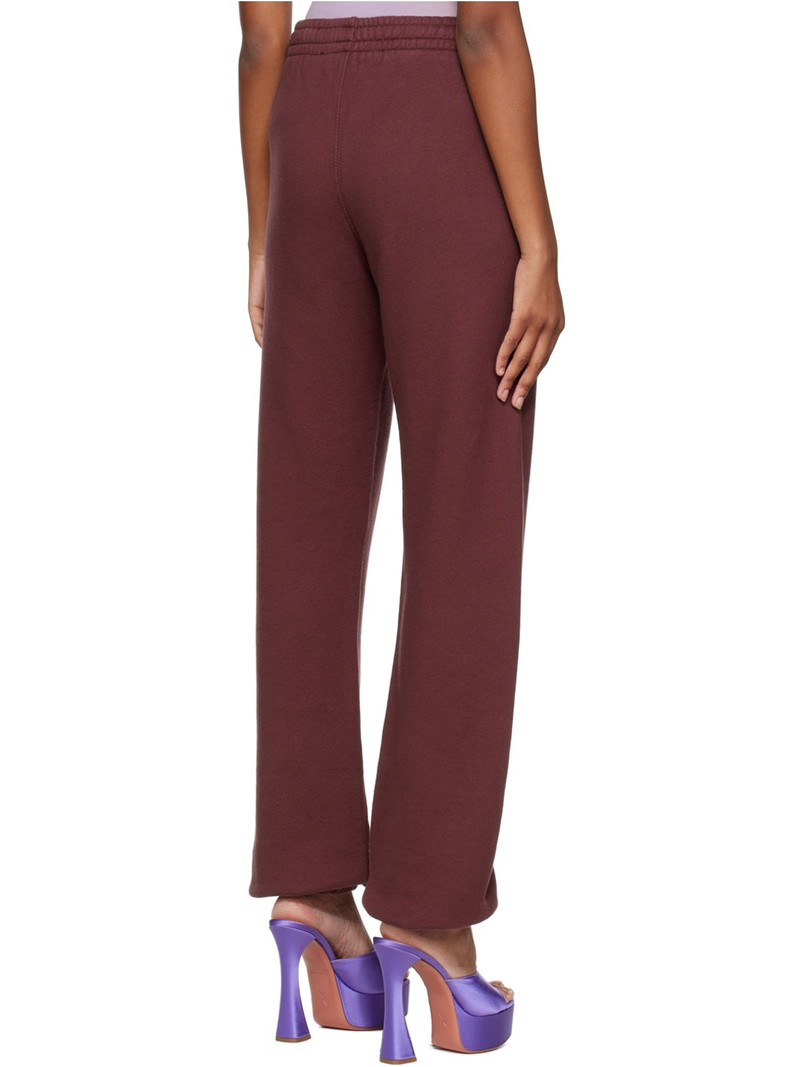 Off-White Burgundy Spray Lounge Pants outlook