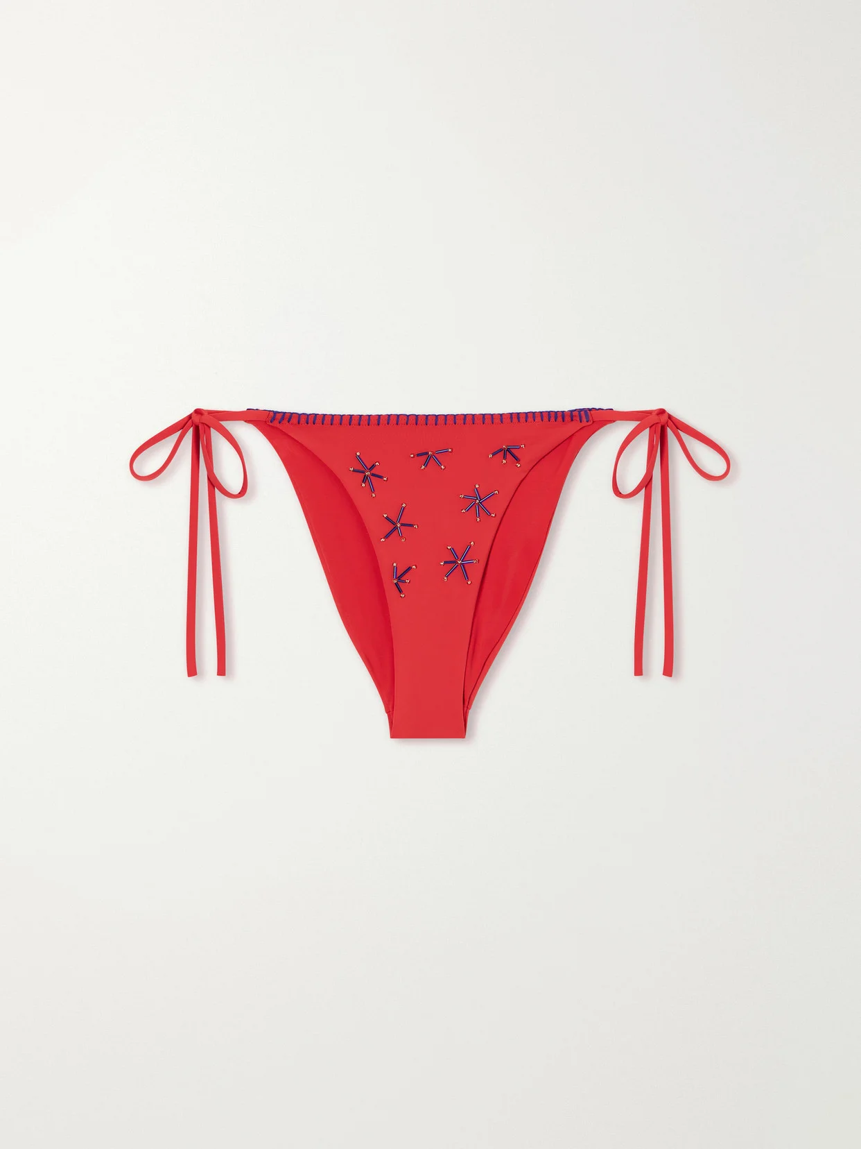 Sisley Bead-embellished Bikini Briefs - 1