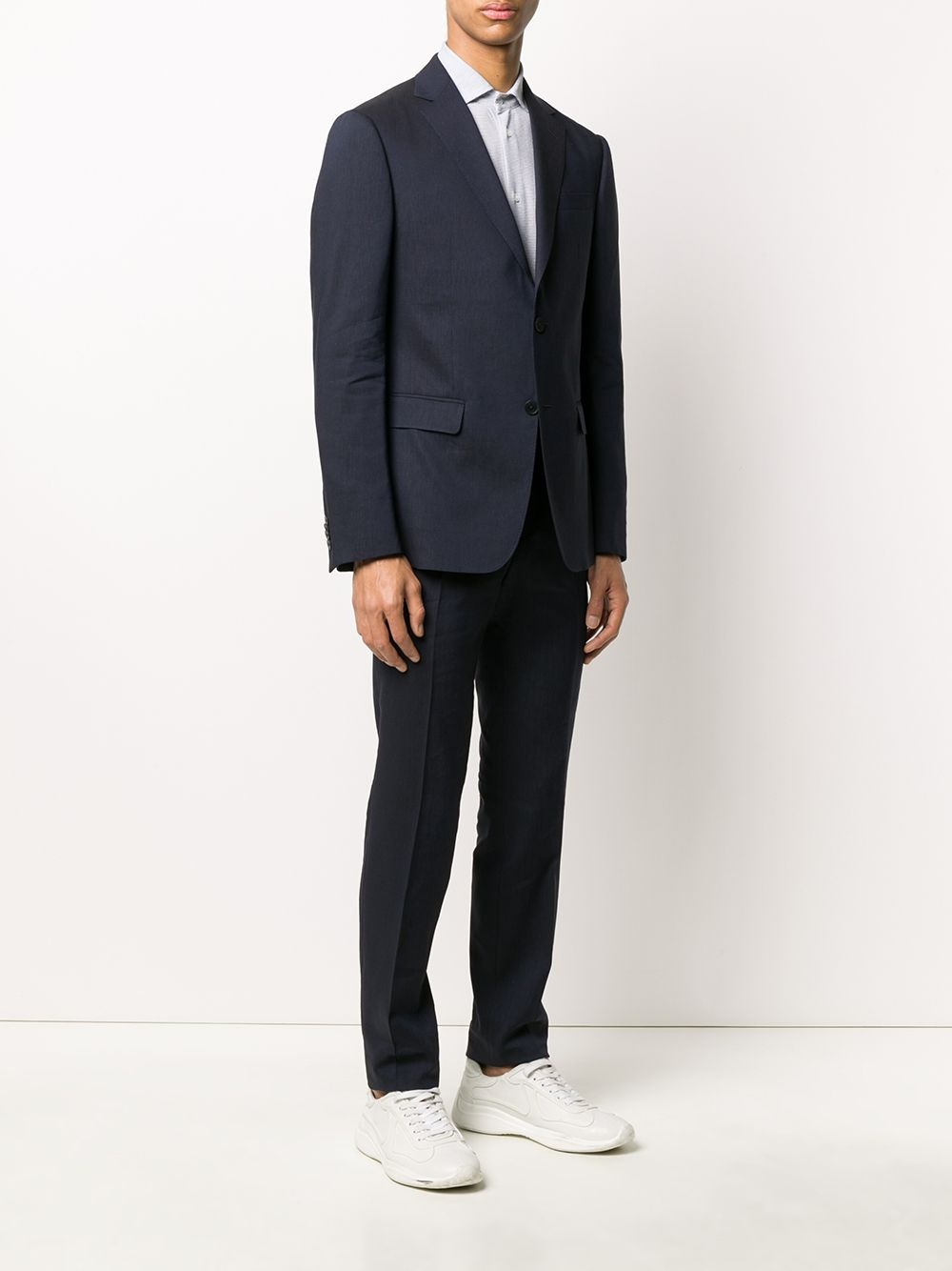 slim-fit two-piece suit - 3