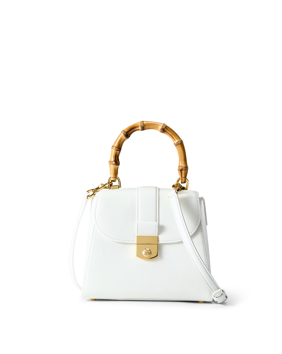 AVENUE BAMBOO-HANDLE BAG - 7