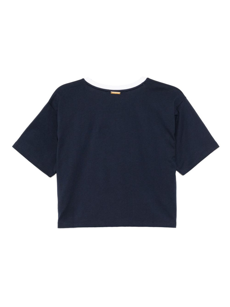 MICHAEL KORS logo-embroidered T-shirt outlook