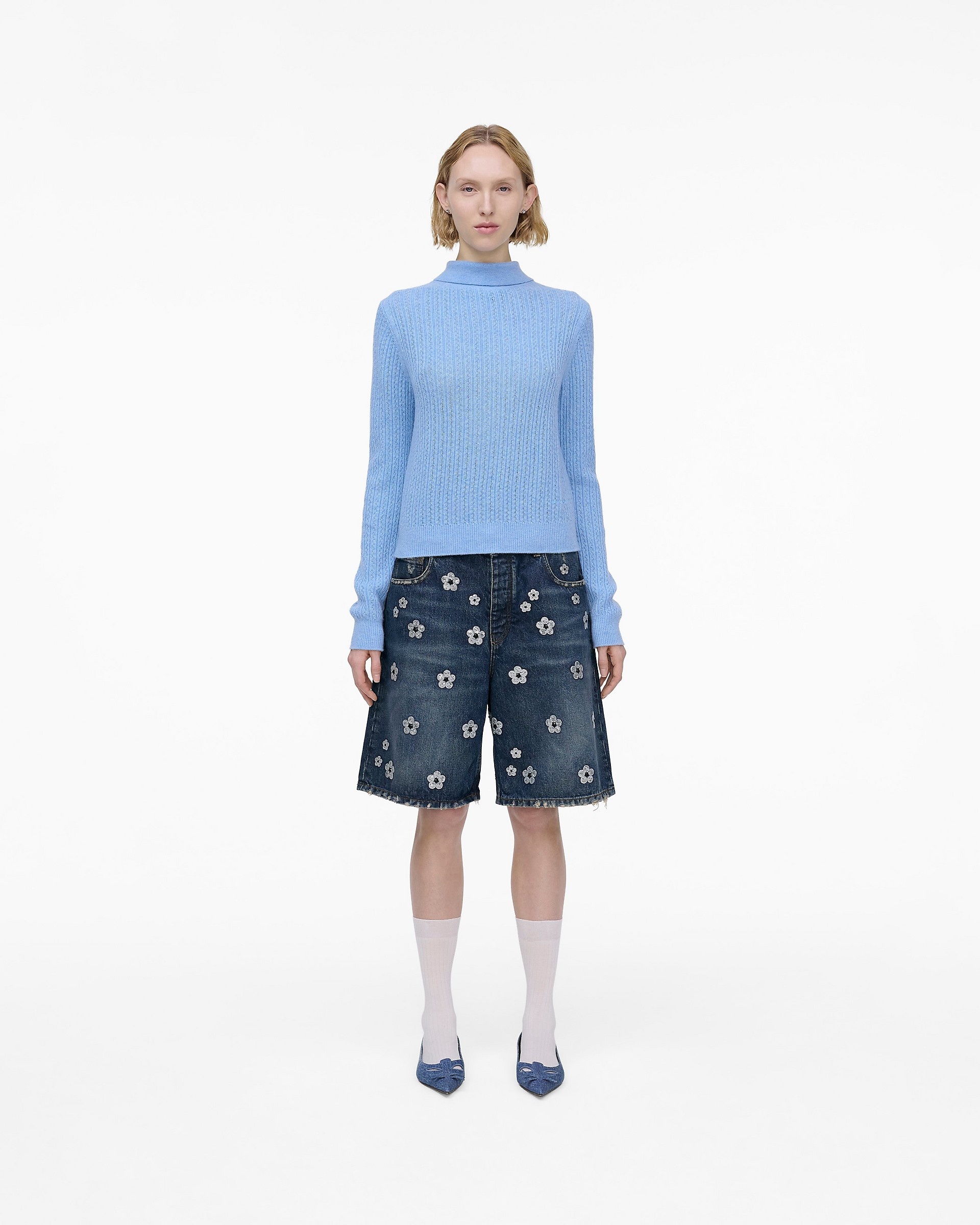 CABLE-KNIT CHARM CARDIGAN - 5