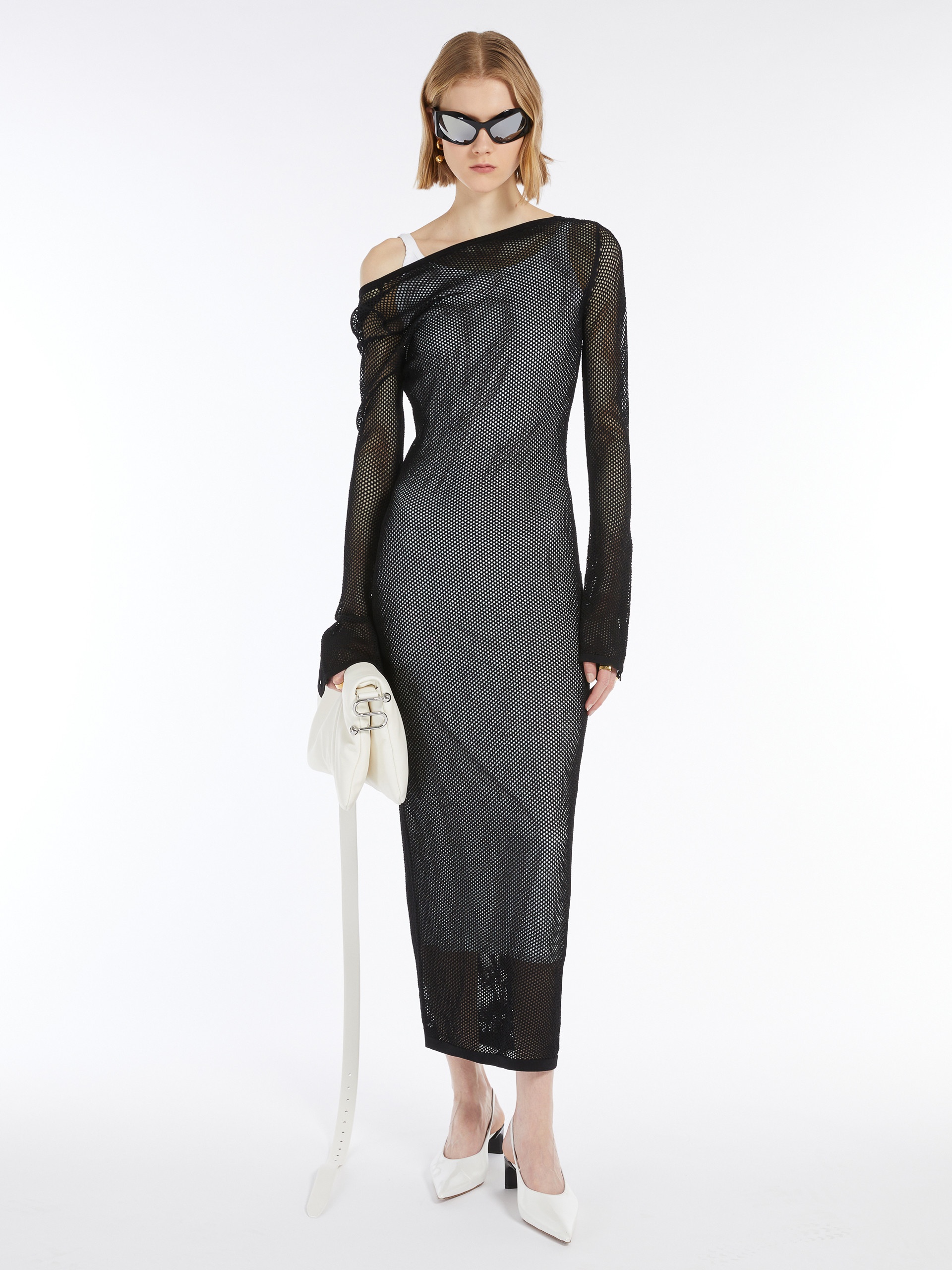 GRADO Mesh long dress - 2