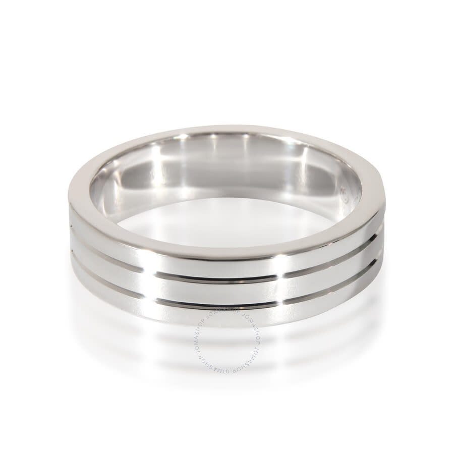Pre-Owned Cartier Vendome Louis Cartier Wedding Band in 18K White Gold - 3