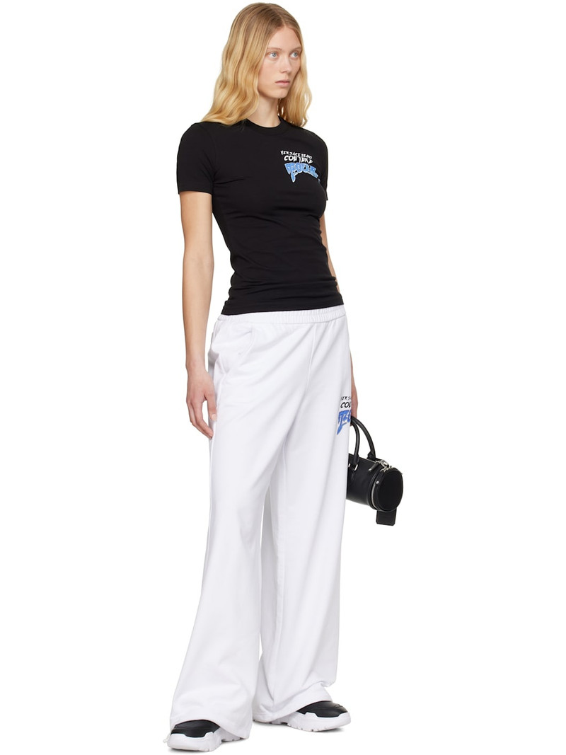 VERSACE JEANS COUTURE Black 'Tour' T-shirt outlook