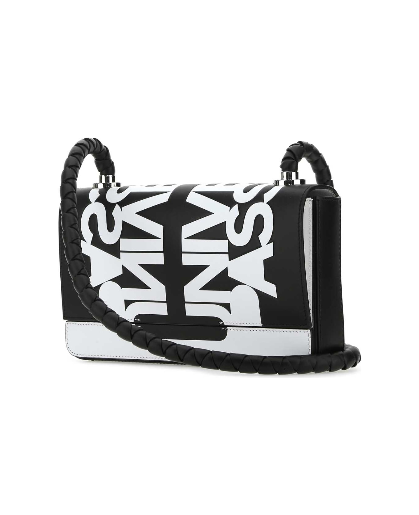 Two-tone Leather Crossbody Bag - 2