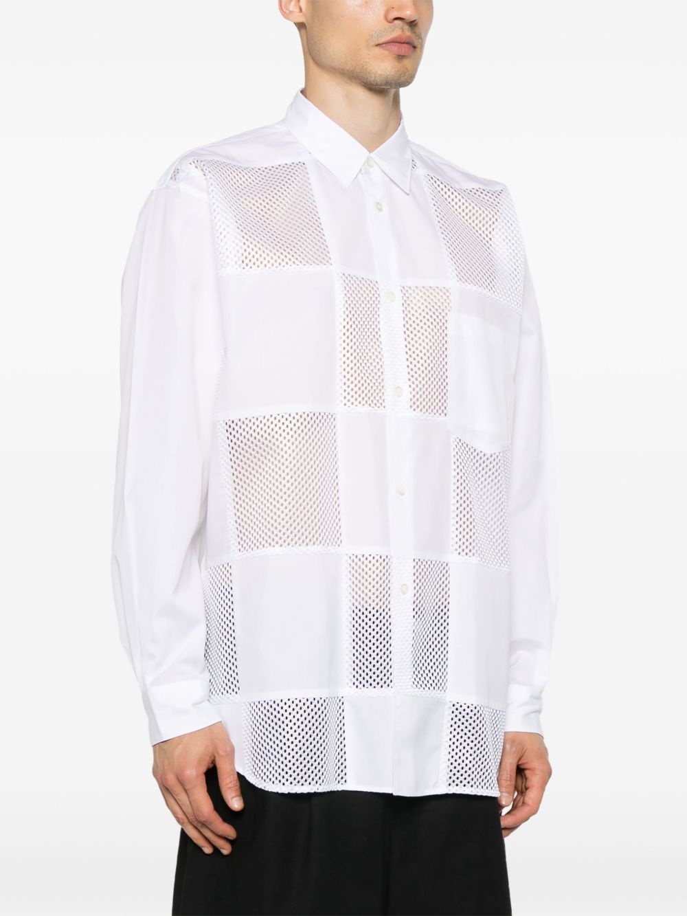 check-pattern shirt - 3