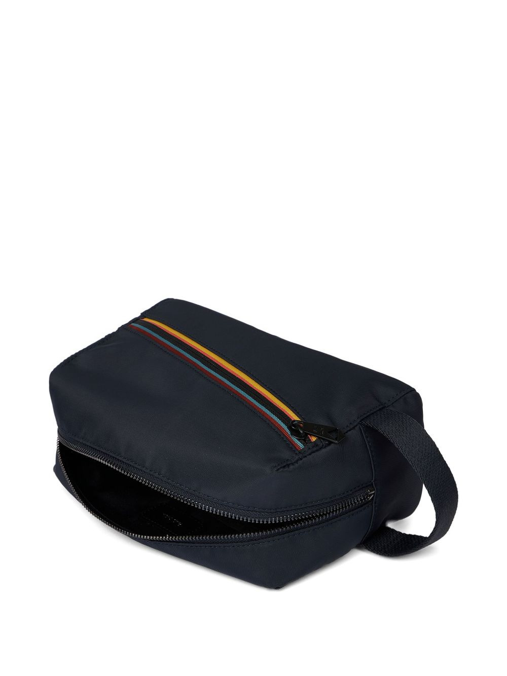 stripe-detail wash bag - 3