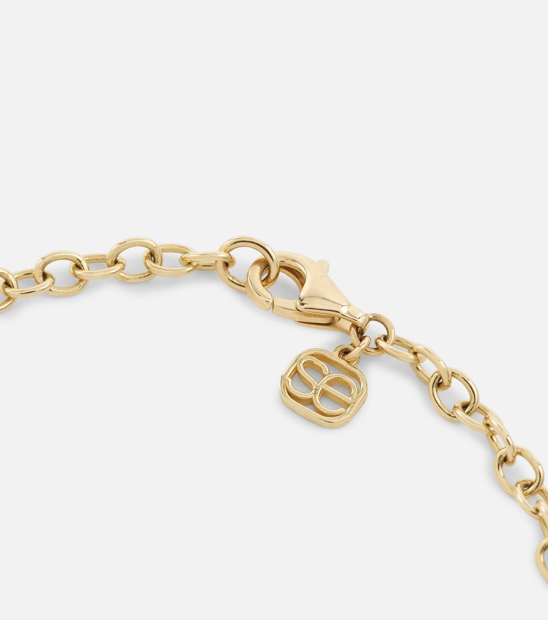 Love 14kt gold necklace with diamonds - 4