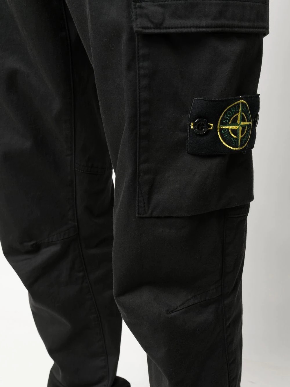 Compass-patch cargo trousers - 5