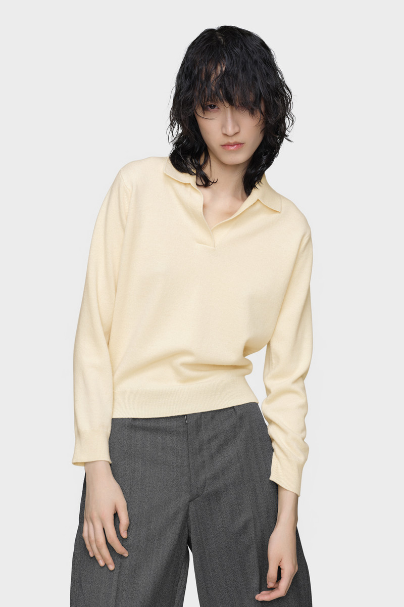 Maison Margiela Polo knit top outlook