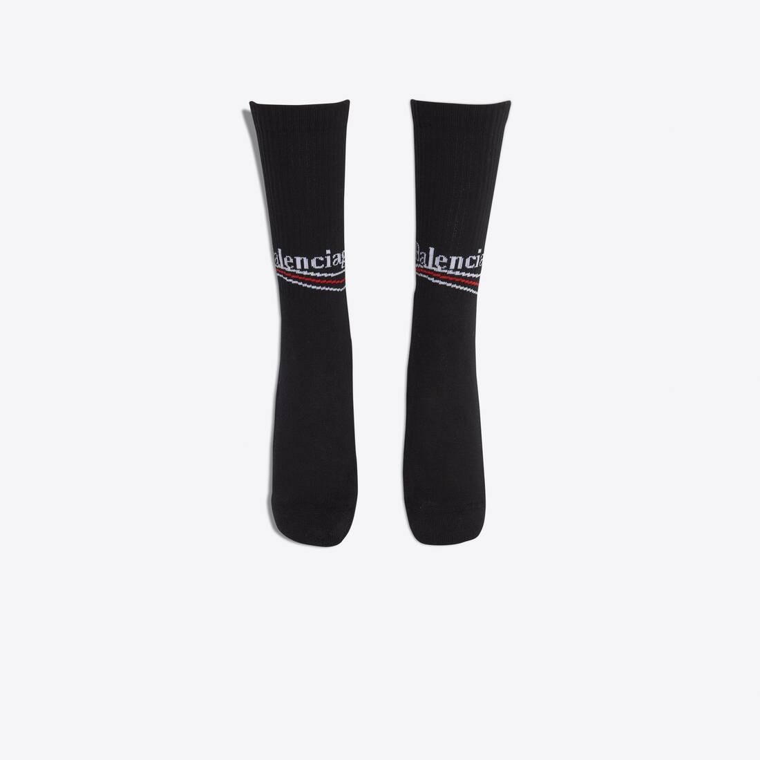 Men's Political Campaign Tennis Socks in Black - 2