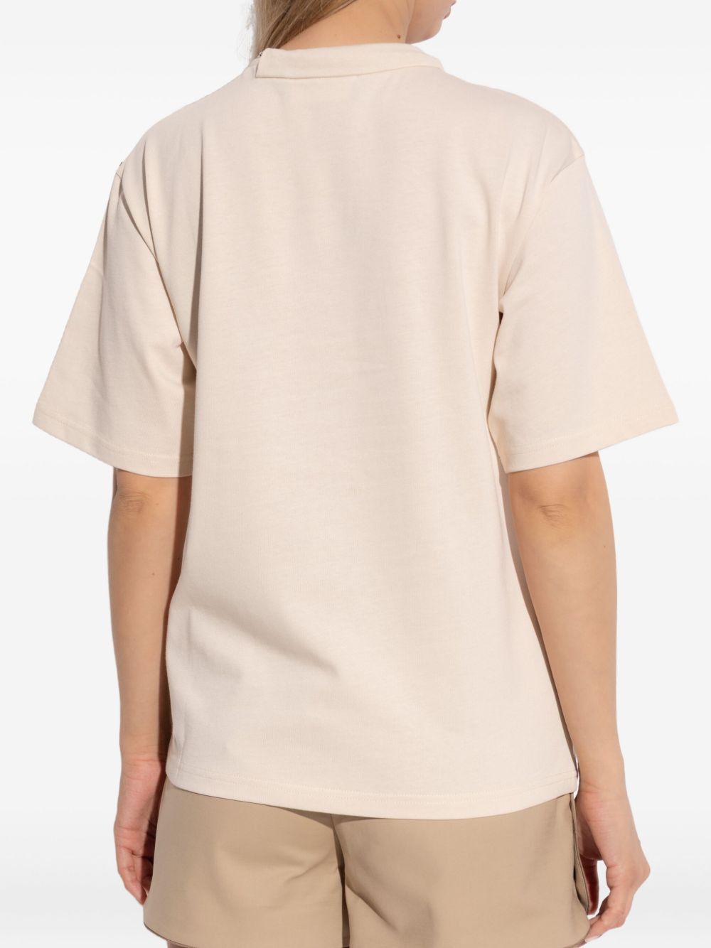 chain-embellished cotton T-shirt - 4