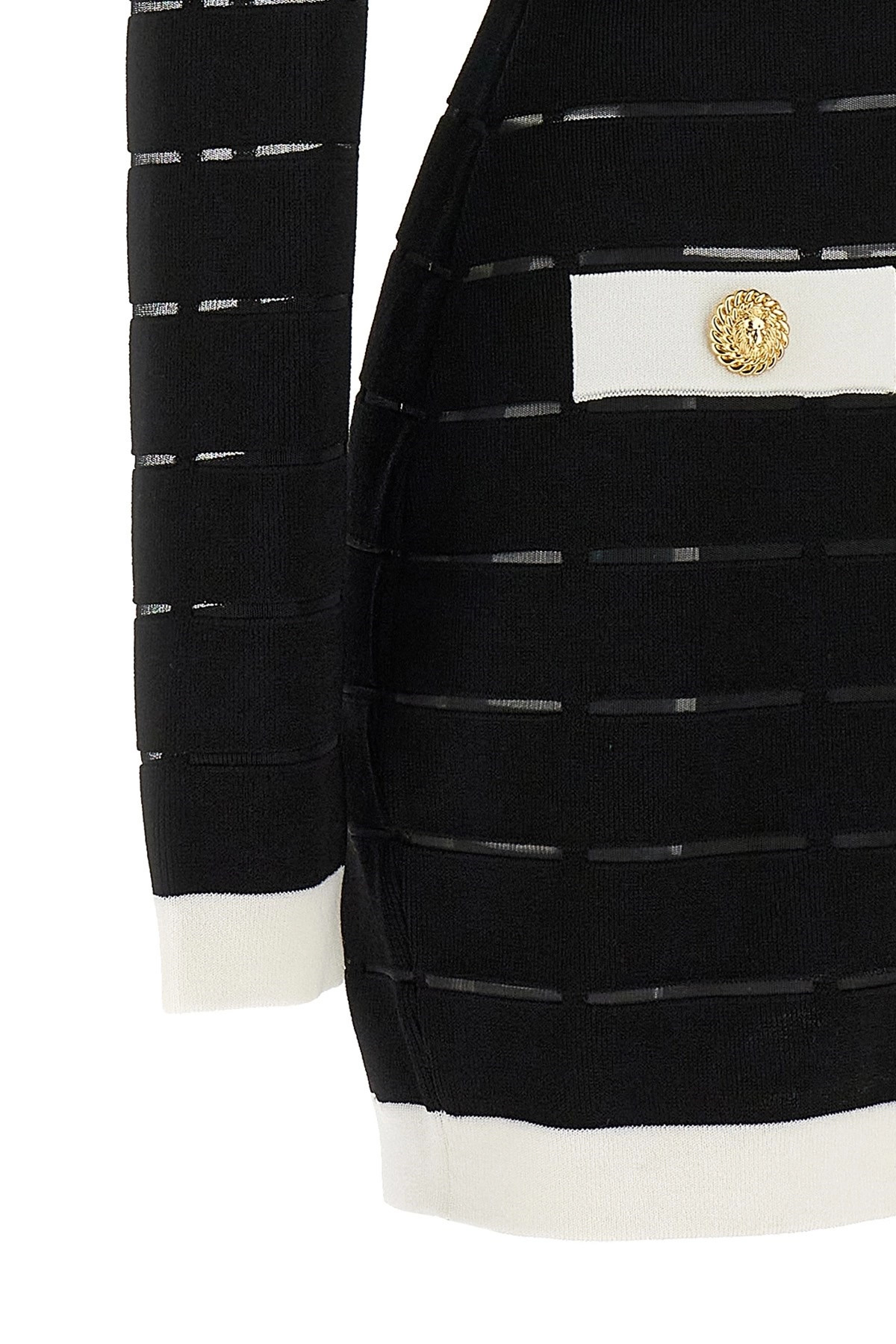 Two-tone knit dress - 5