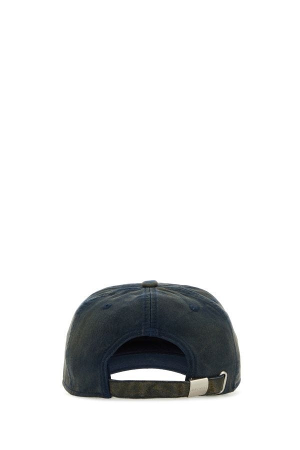 Dark blue denim baseball cap - 3