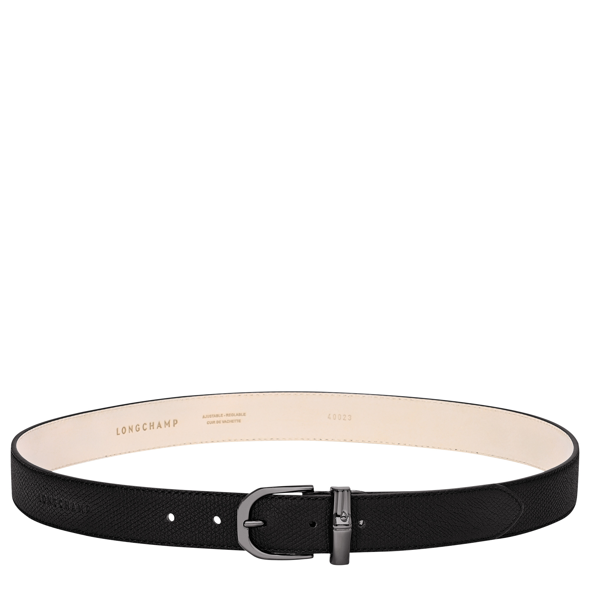 Le Roseau Ladies' belt Black - Leather - 1