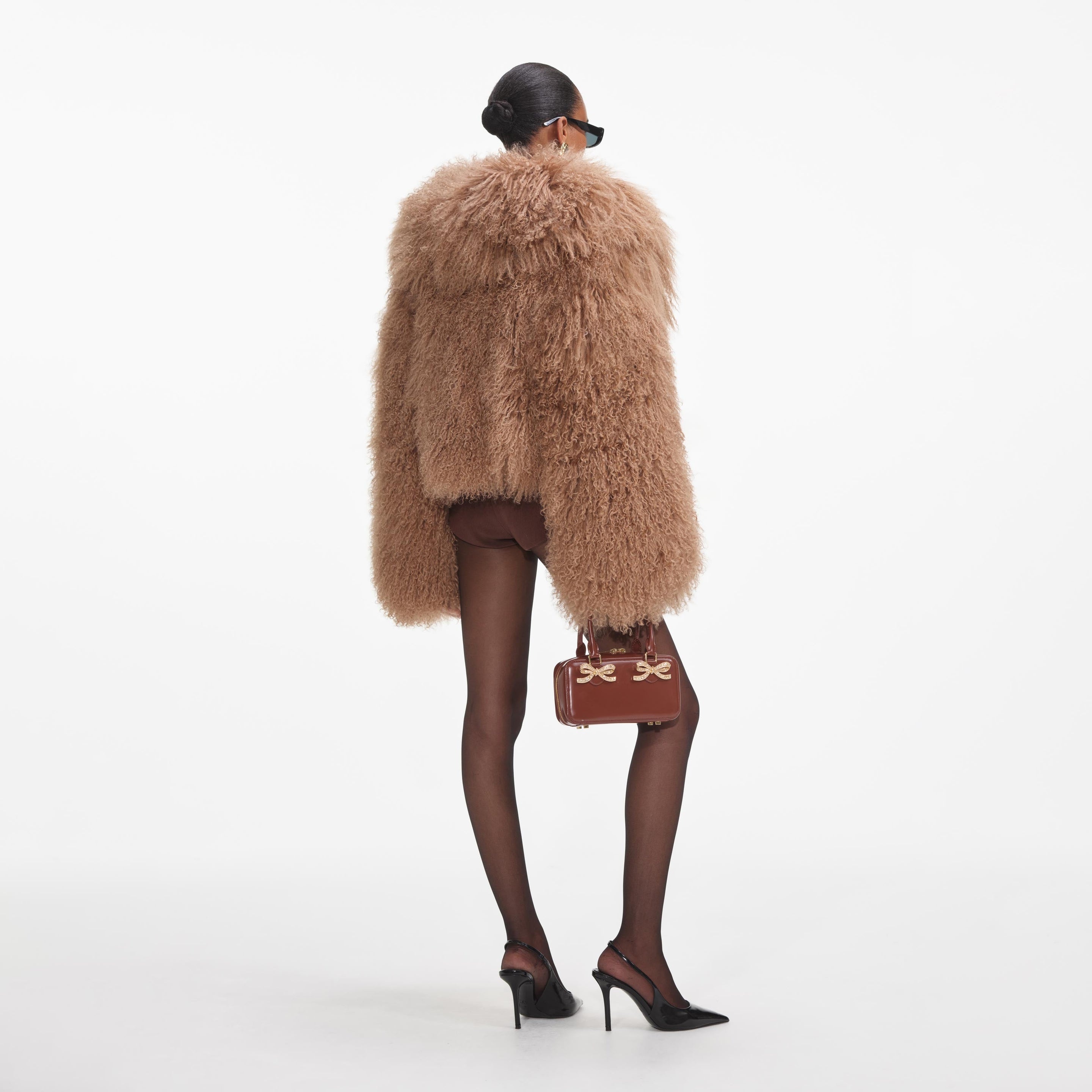 Brown Shearling Jacket - 3