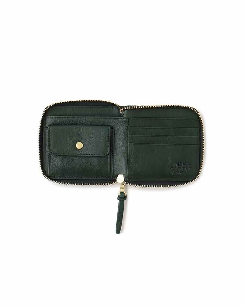 LEATHER BI-FOLD WALLET GREEN - 3