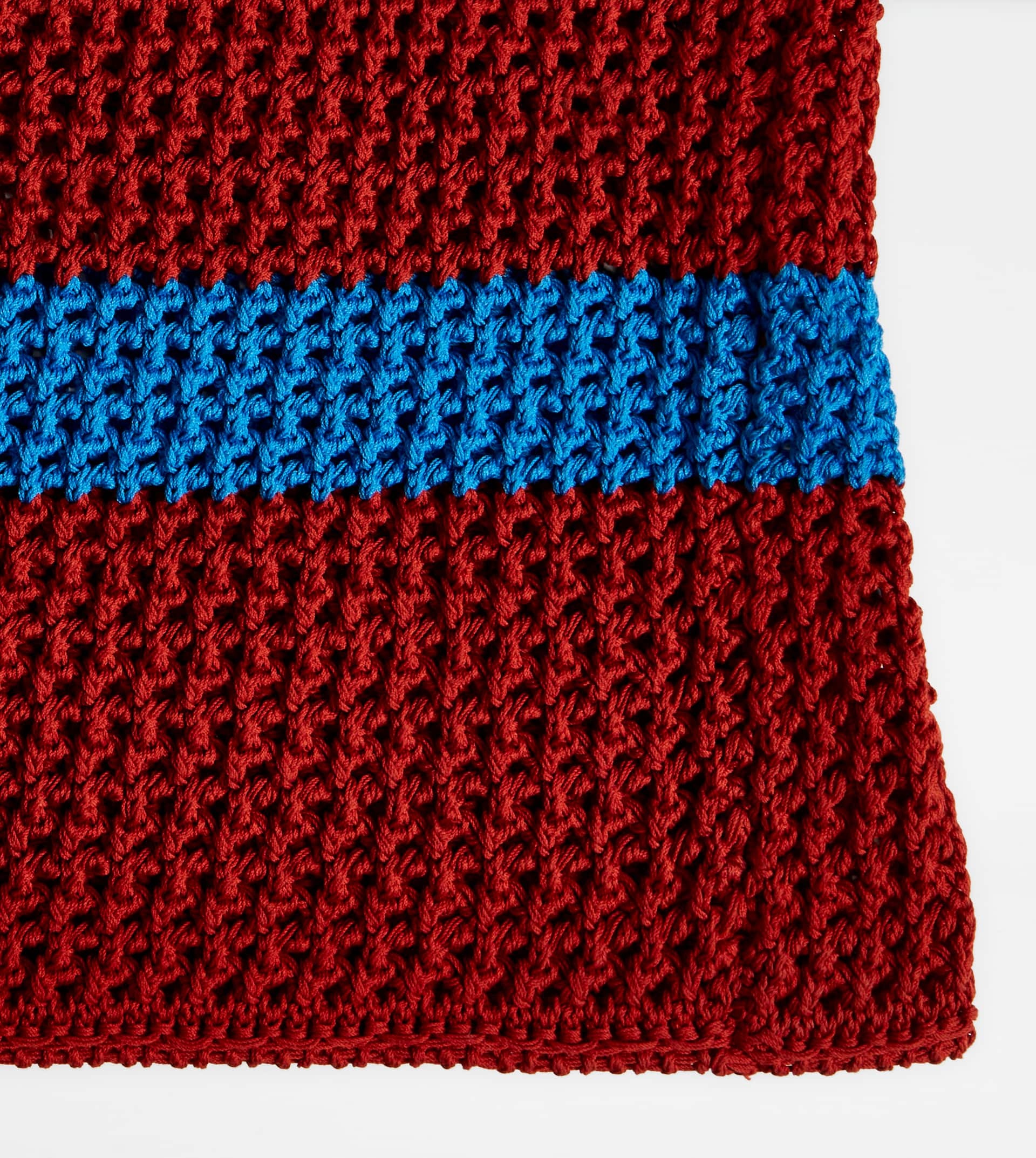 TOP IN COTTON KNIT - RED, LIGHT BLUE, YELLOW - 10