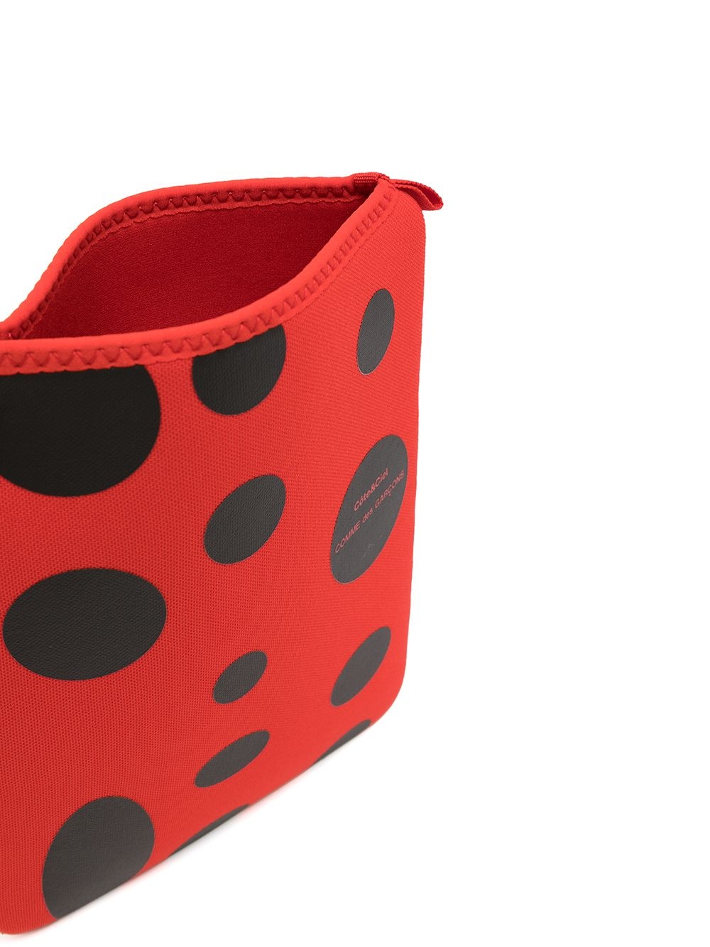 polka dot print iPad case - 4