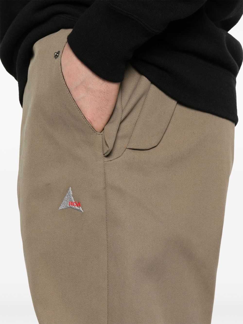 belted chinos - 5