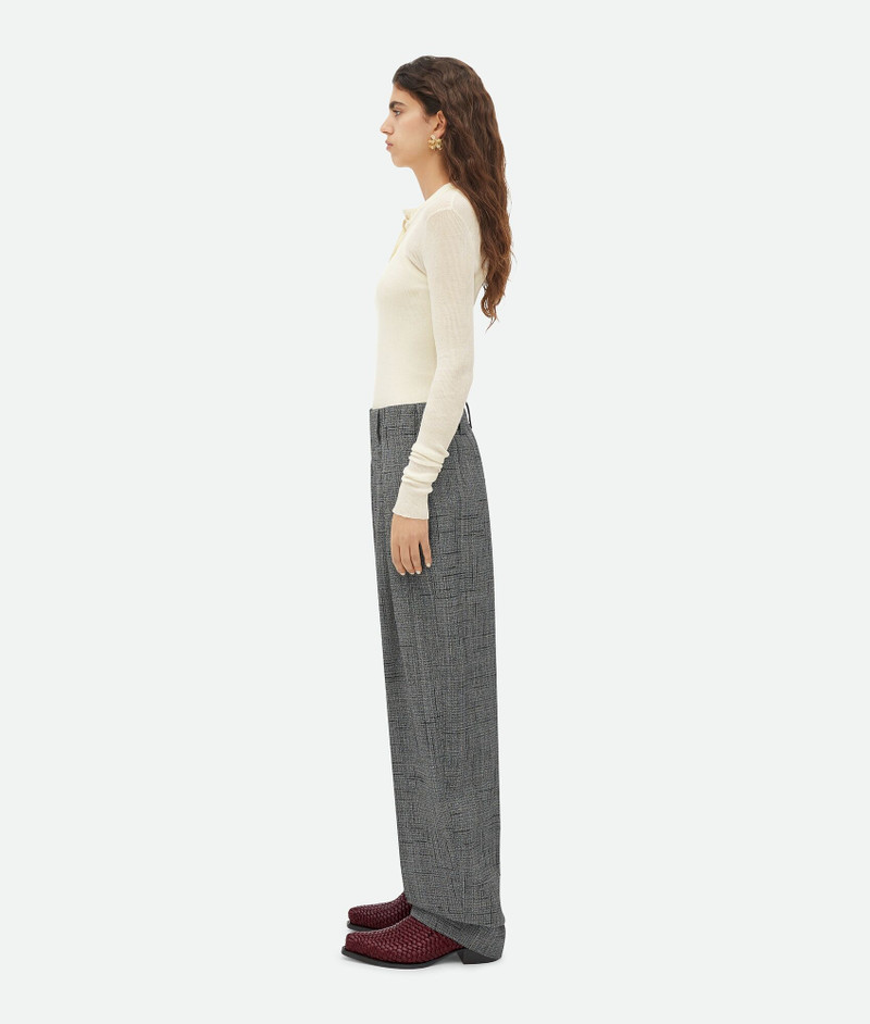 Bottega Veneta Viscose And Silk Criss-Cross Wide Leg Pants outlook